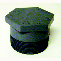 PLUG PVC SCH80 1/2 THREADED - Plugs